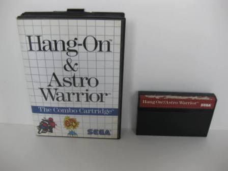 Hang On/Astro Warrior(Boxed/no manual) - Sega Master System Game